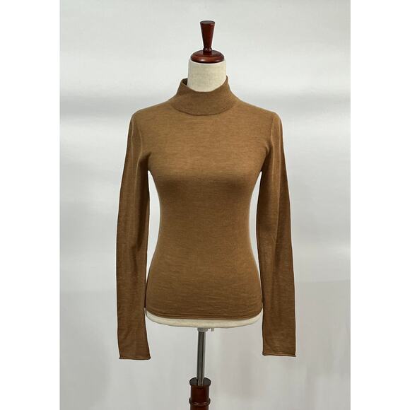 Guest In Residence Sweaters - GUEST IN RESIDENCE Sz S Small Base Layer Turtleneck Sweater 100% Cashmere